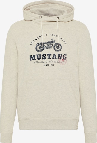 MUSTANG Sweatshirt in Grau: predná strana