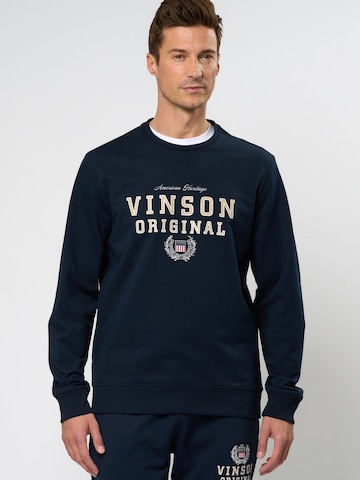 VINSON Trui 'Randy' in Blauw: voorkant
