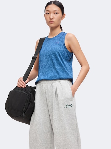 UNDER ARMOUR Wide leg Παντελόνι φόρμας 'RIVAL VARSITY' σε γκρι