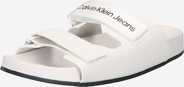 Calvin Klein JeansNatikače - bijela boja: prednji dio
