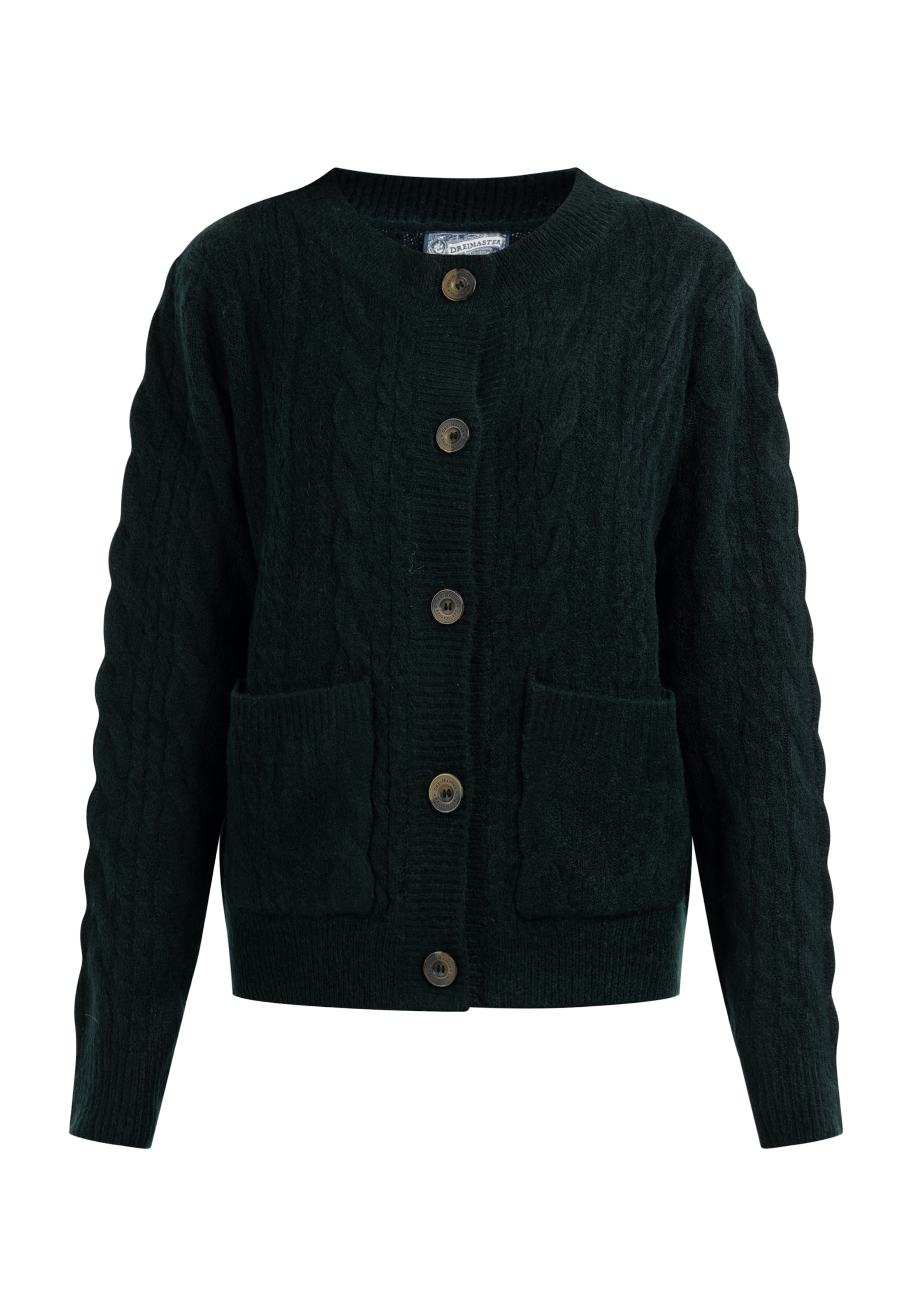 DreiMaster Vintage Kampsun 'Zitha', värv roheline: eest vaates