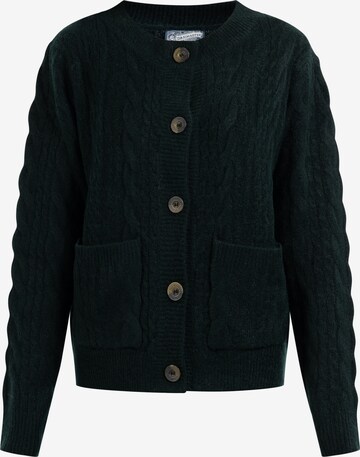 Cardigan 'Zitha' DreiMaster Vintage en vert : devant