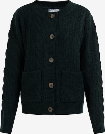 Cardigan 'Zitha' DreiMaster Vintage en vert : devant