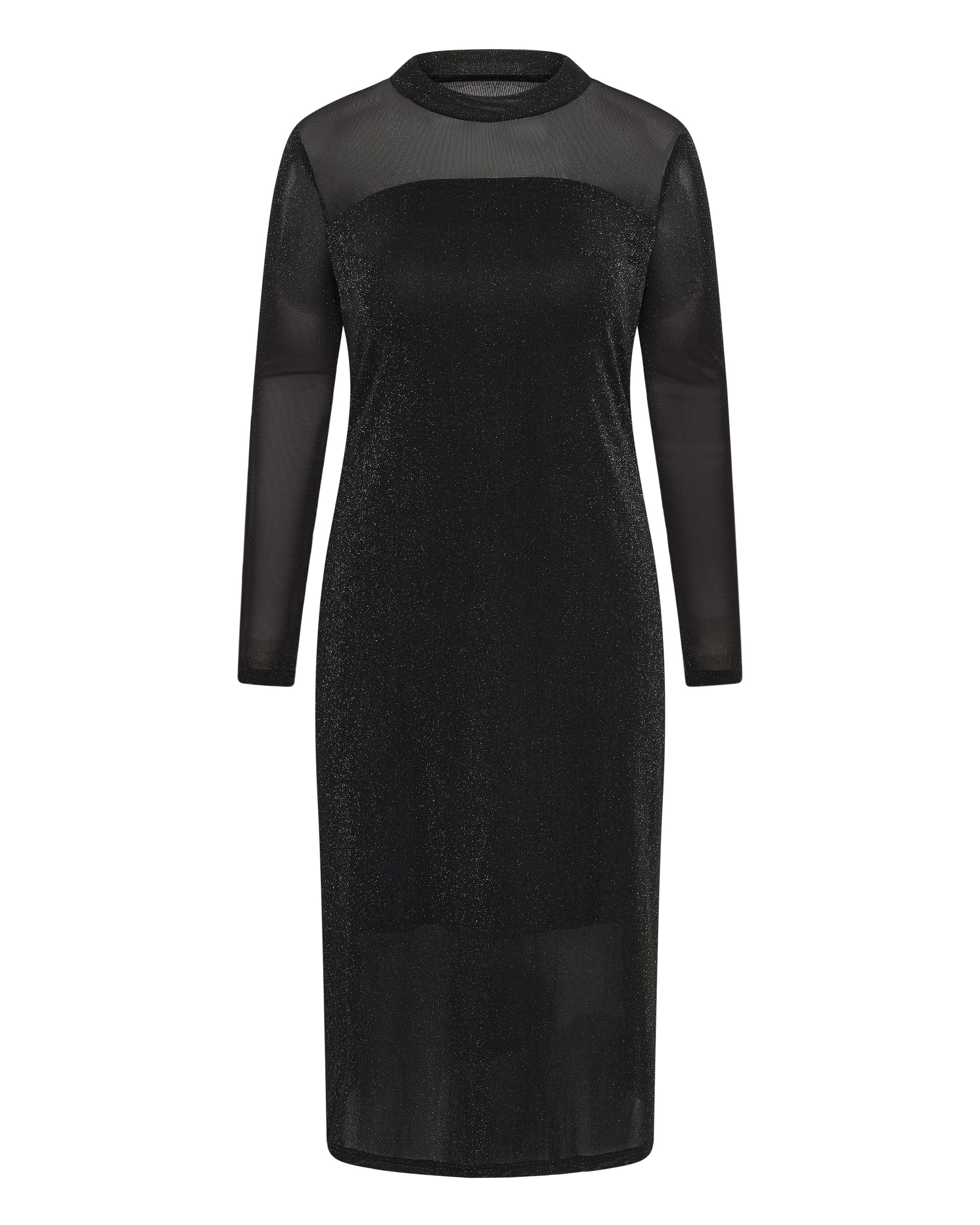 KAFFE CURVE - Vestido 'Olgie' en negro: frente
