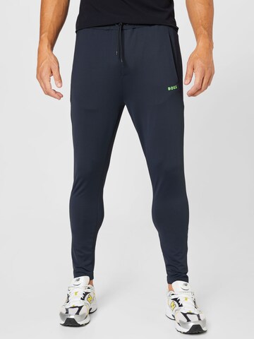 BOSS Green Pants 'Hicon Active' in Blue: front