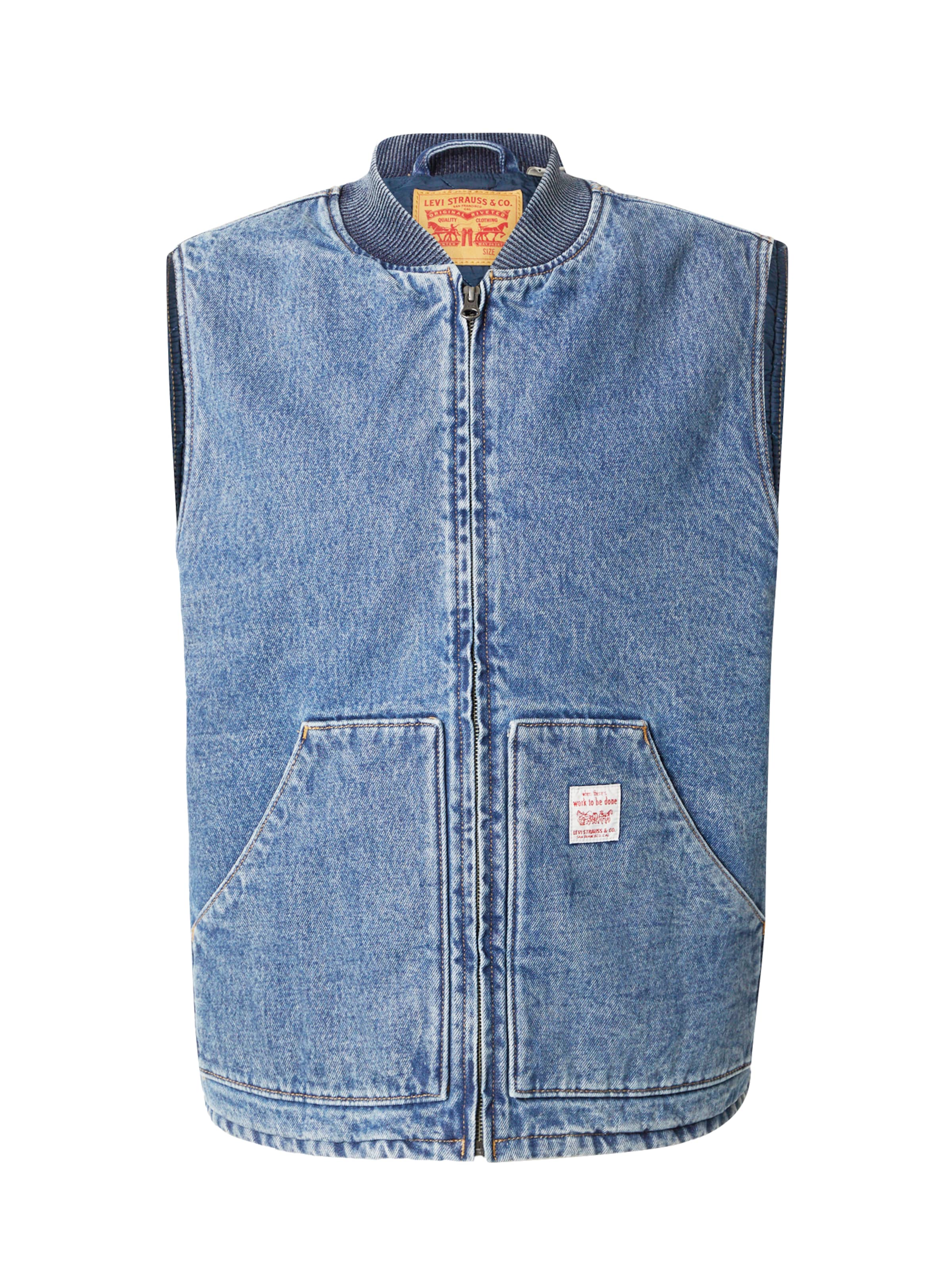 LEVI'S ® - Colete 'Sansome Vest' em azul: frente