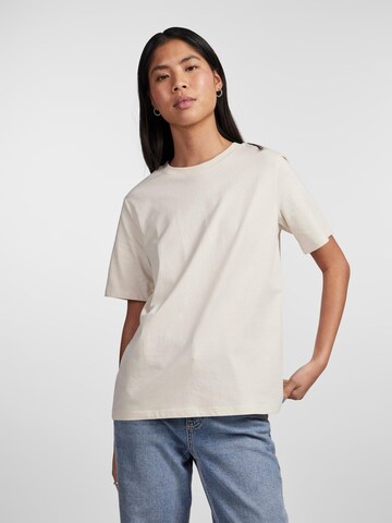 PIECES T-Shirt 'Ria' in Beige: predná strana