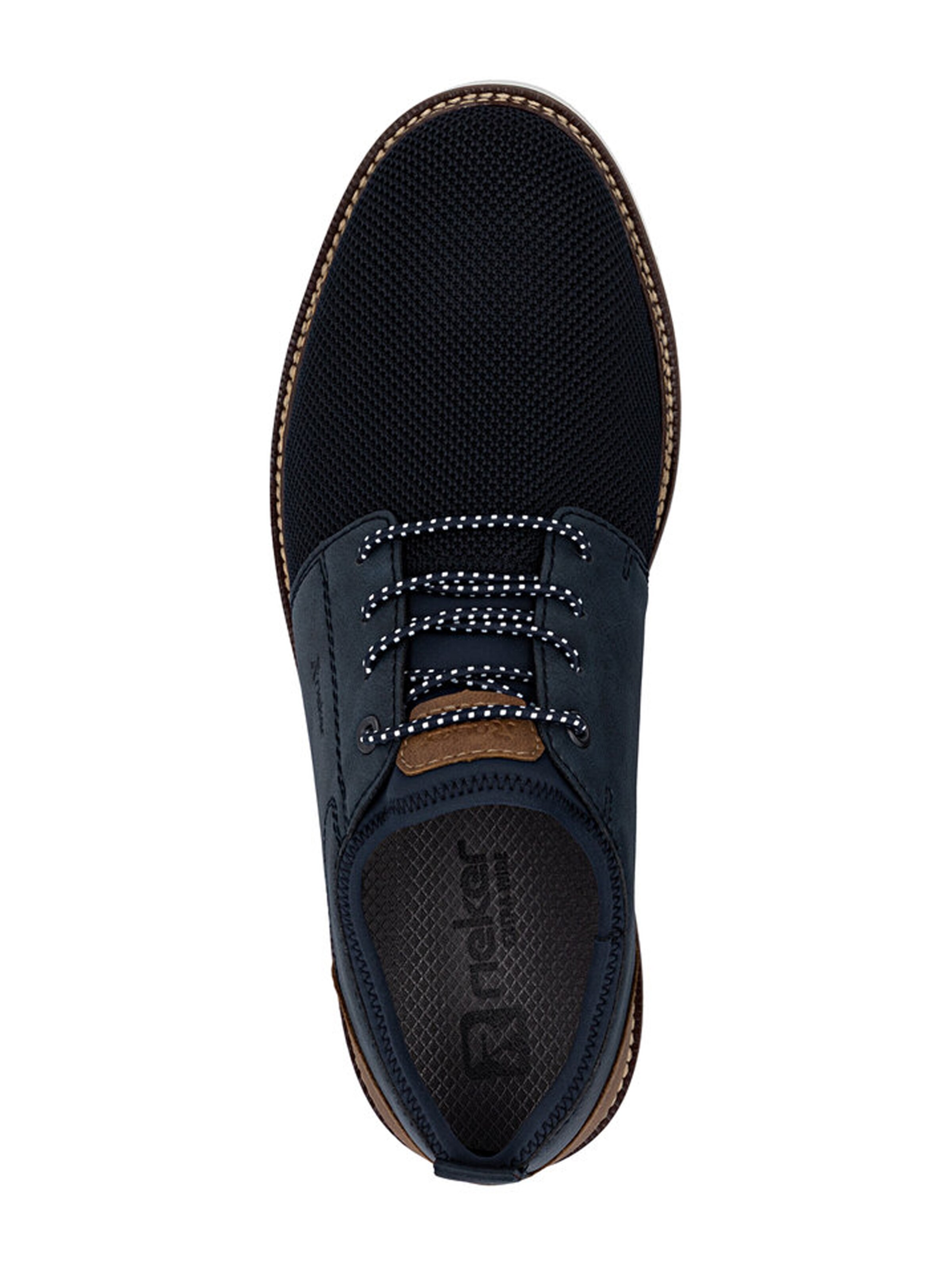 Scarpa stringata sportiva di Rieker in blu