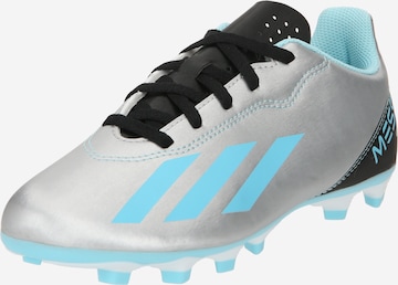 ADIDAS PERFORMANCE Sports shoe 'X Crazyfast Messi.4 Flexible Ground' in Silver: front