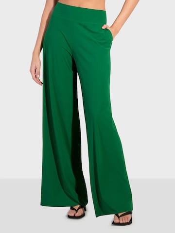 Loosefit Pantalon 'Pitta' PAIN de SUCRE en vert : devant