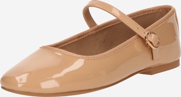 STEVE MADDEN Nauhaballerina 'Vinetta' värissä beige: etupuoli