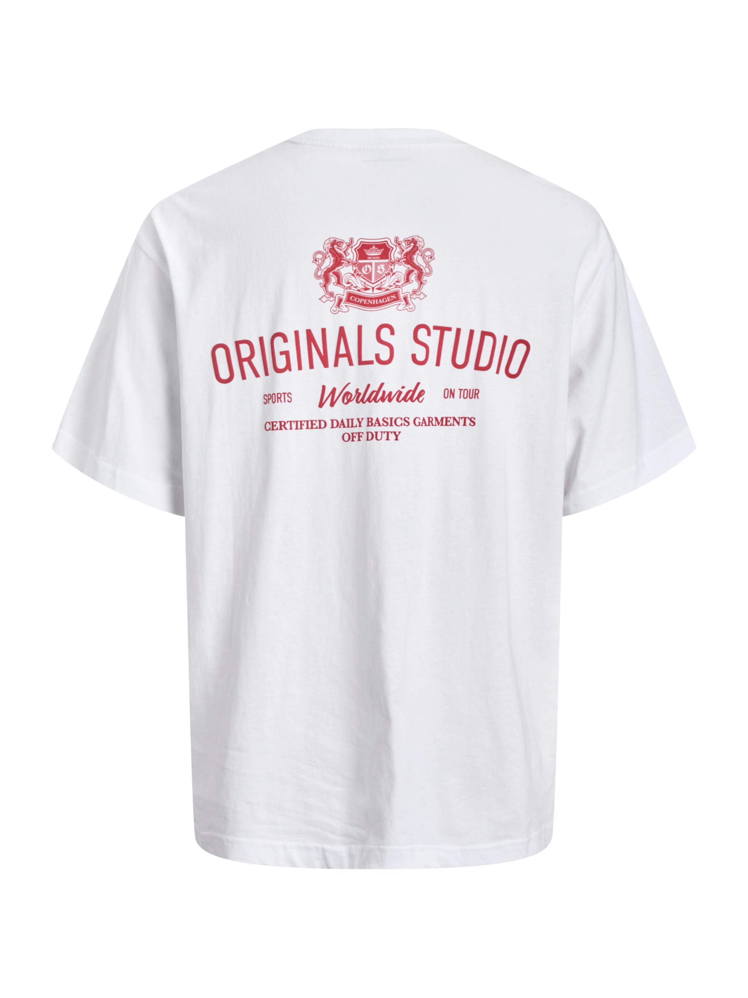 JACK & JONES Majica 'JJJorcambridge' | bela barva