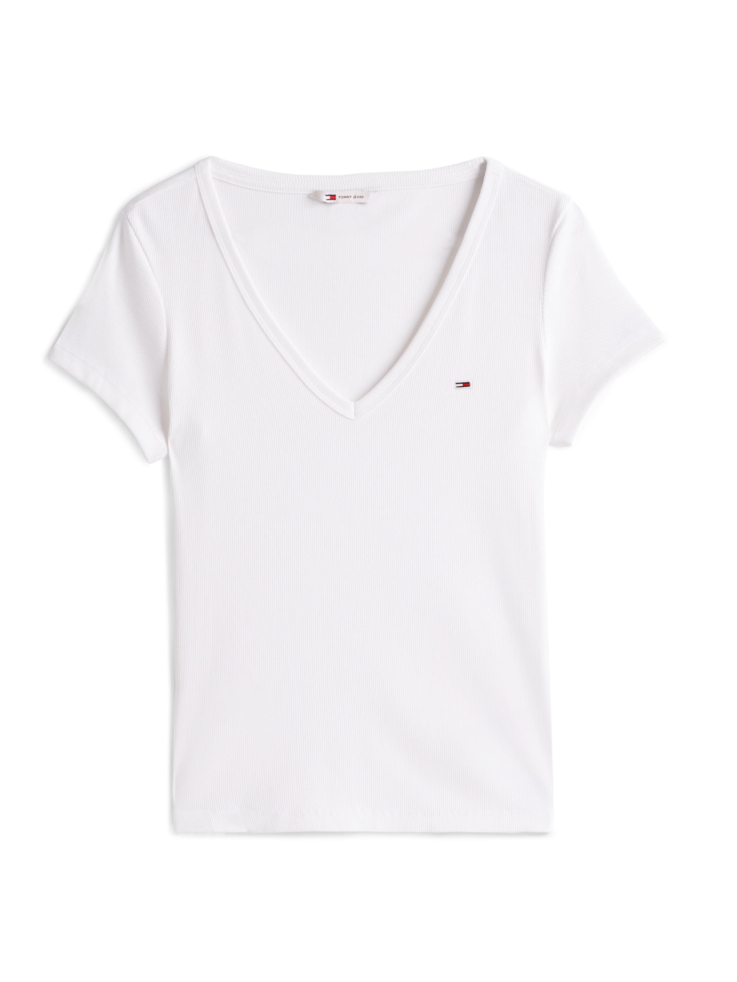 Tommy Jeans Shirt 'Essential' in White: front