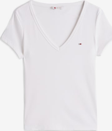Maglietta 'Essential' di Tommy Jeans in bianco: frontale
