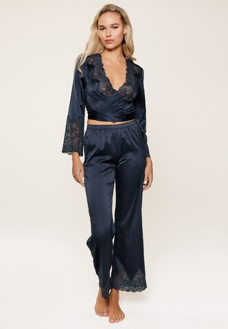 LingaDore Pajama 'Sparkling' in Blue: front