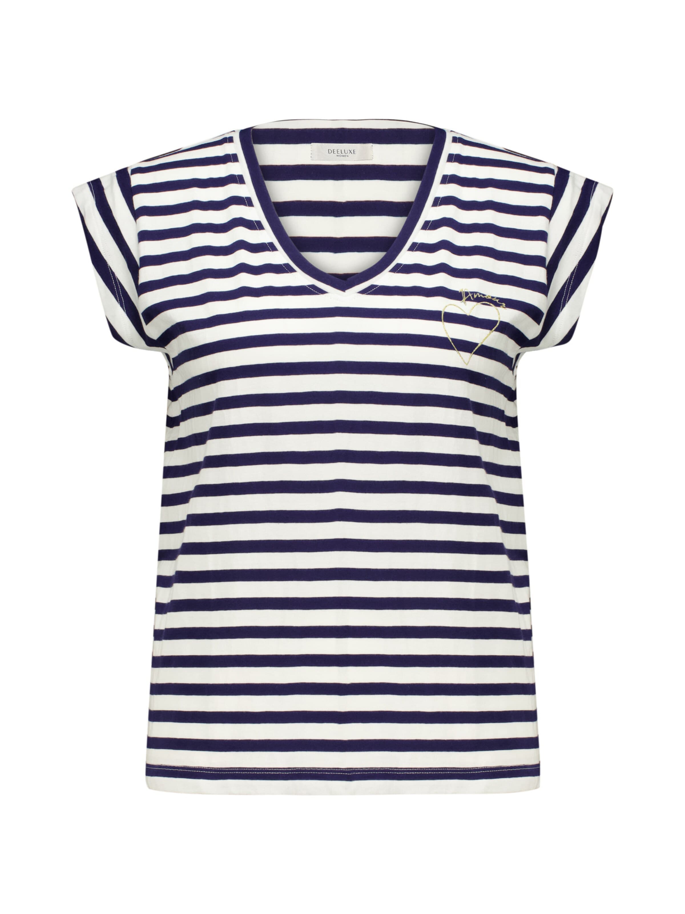 T-Shirt Deeluxe en bleu : devant