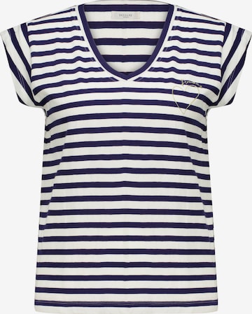 T-Shirt Deeluxe en bleu : devant