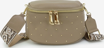 HARPA Crossbody bag in Brown: front