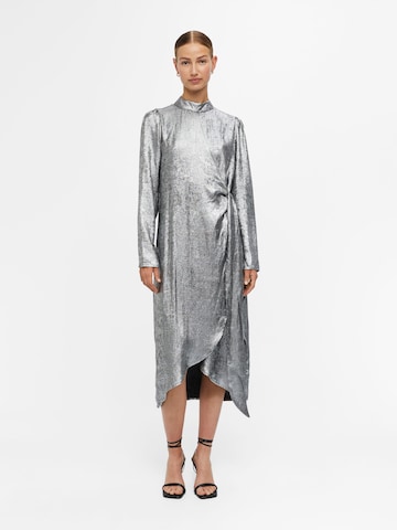 OBJECT Sukienka 'ELZA' w kolorze srebrny