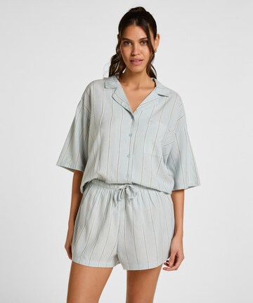 Chemise de nuit Hunkemöller en bleu : devant