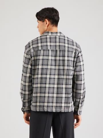 GAP Regular fit Button Up Shirt in Grey