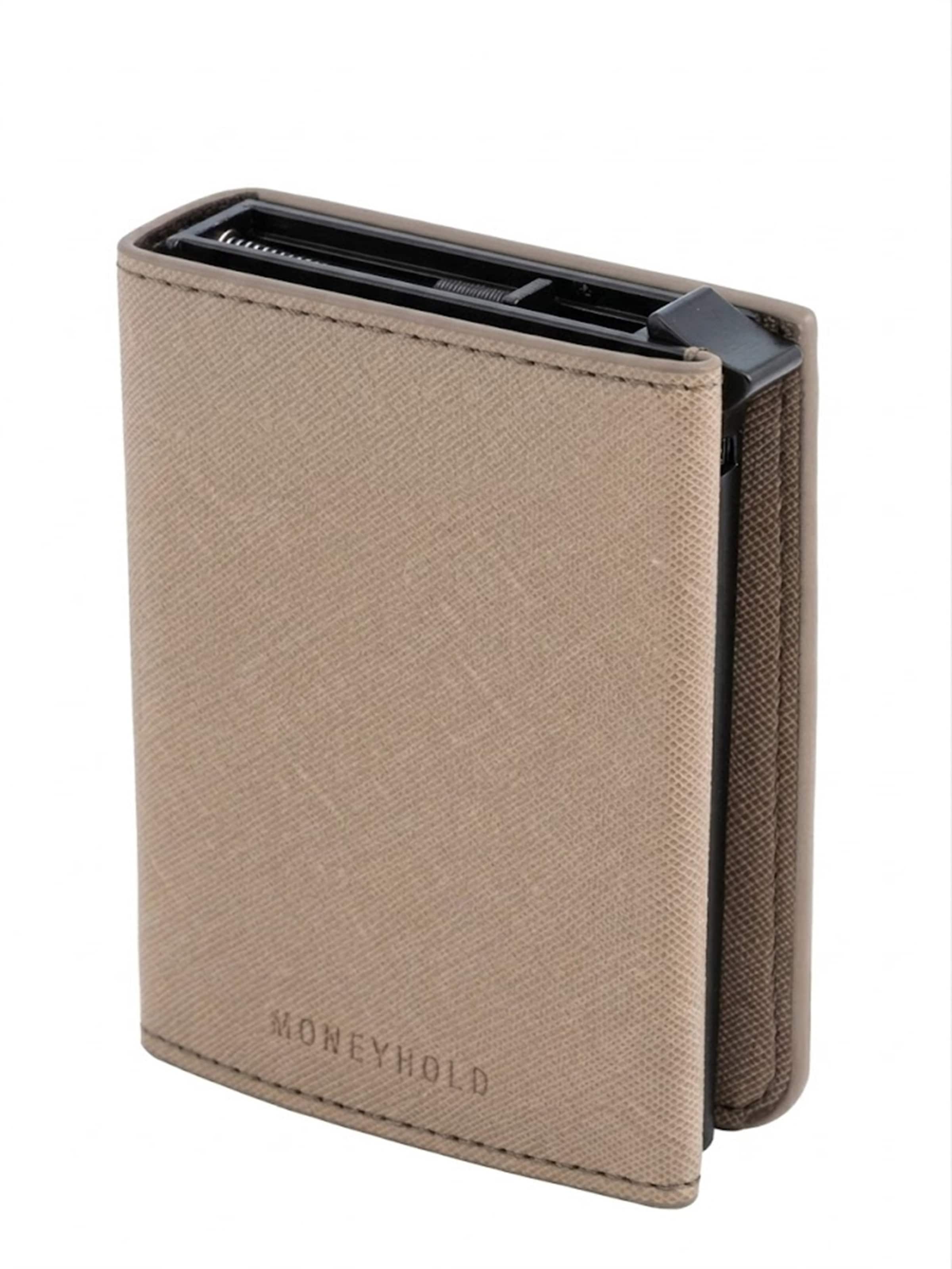 Portamonete di Moneyhold in grigio: frontale