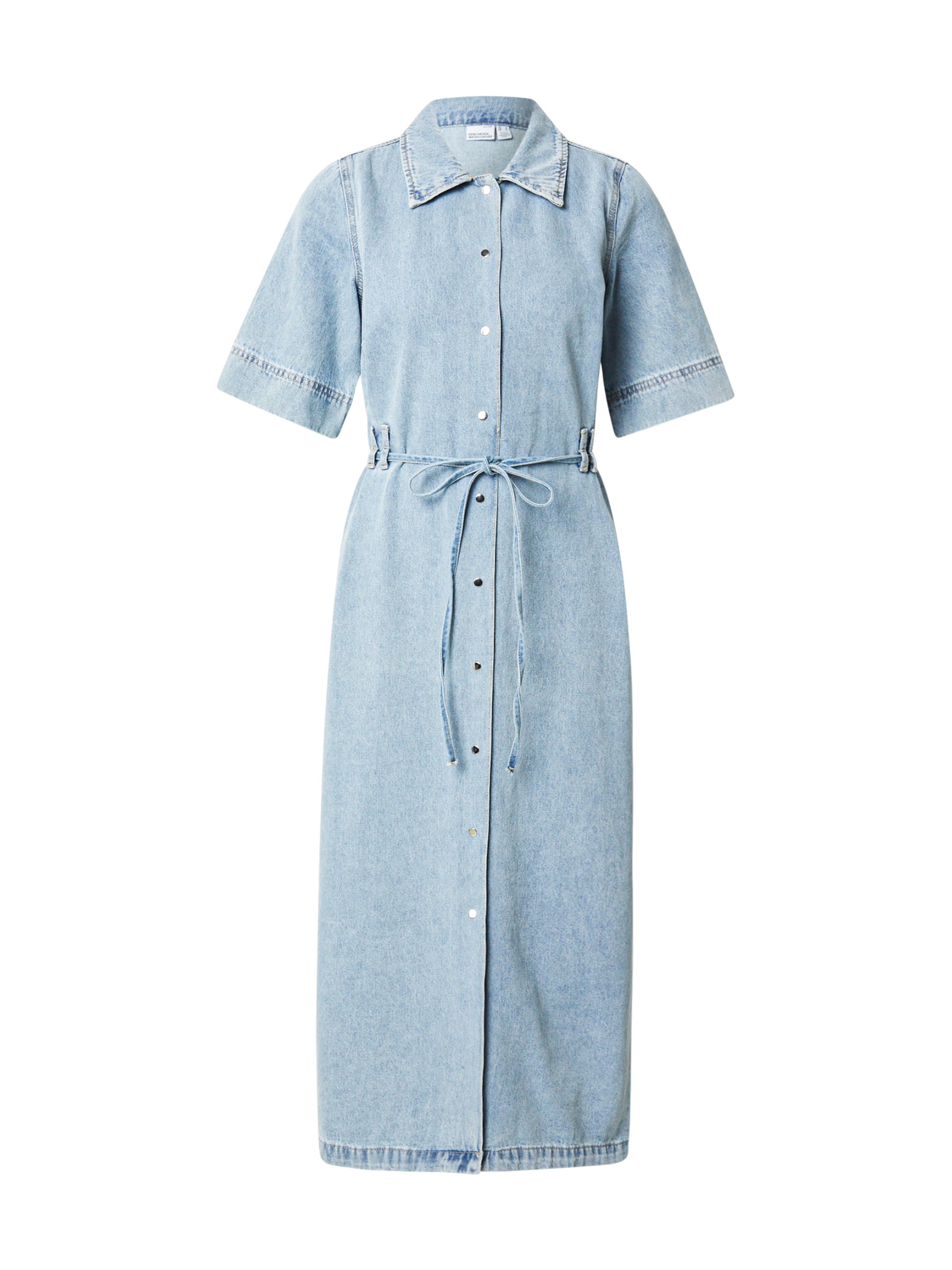 VERO MODA Sukienka koszulowa 'VMMELINDA' w kolorze niebieski: przód