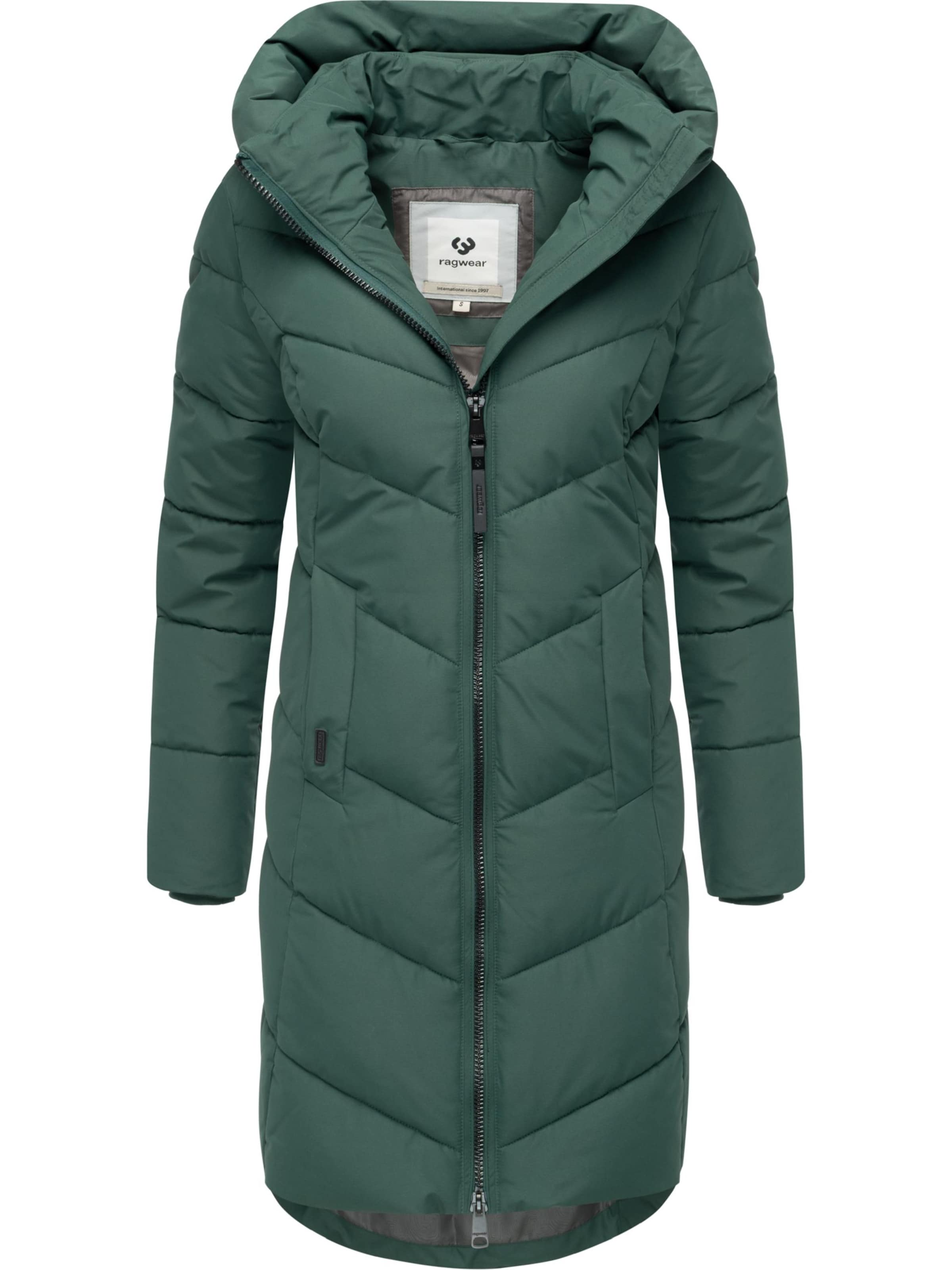 Ragwear Płaszcz zimowy 'Natalin' w kolorze zielony