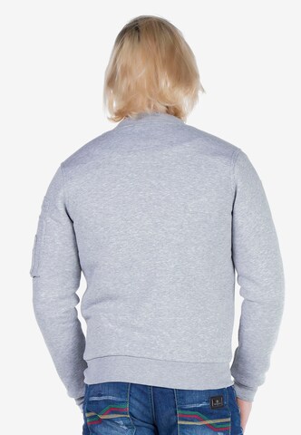 CIPO & BAXX Sweatjacke 'Bevy' in Grau