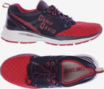 CAMP DAVID Sneaker 43 in Rot: predná strana