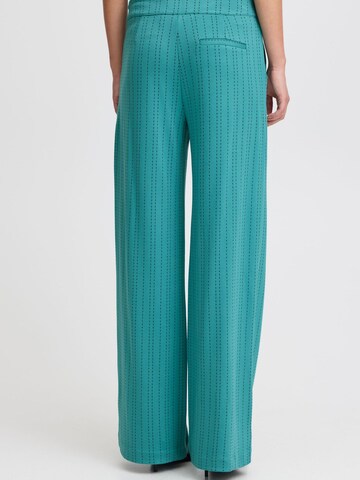 Wide leg Pantaloni 'IHRUTI' di ICHI in verde