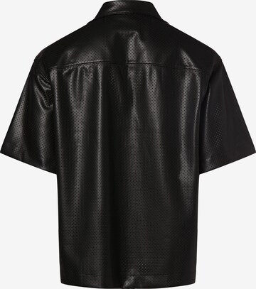 HUGO Regular fit Button Up Shirt ' Egeeno ' in Black