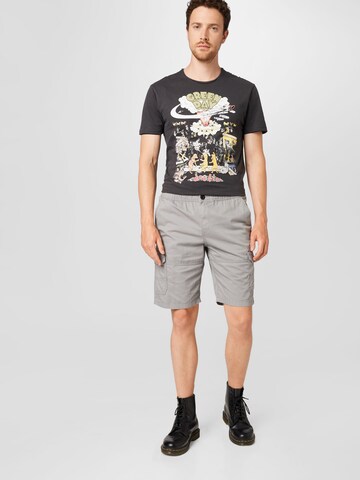 TOM TAILOR Regular Shorts in Grau