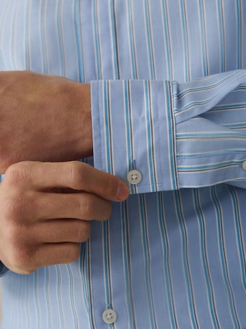 Next Comfort fit Button Up Shirt in Blue