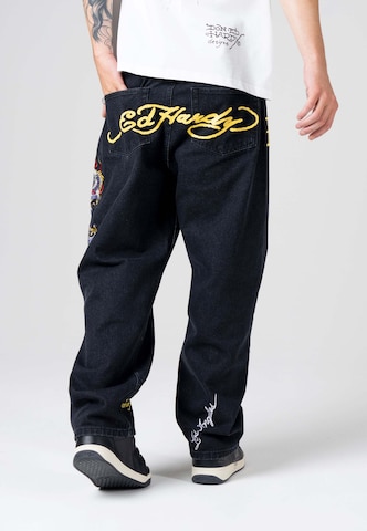Ed HardyLoosefit Traperice - crna boja
