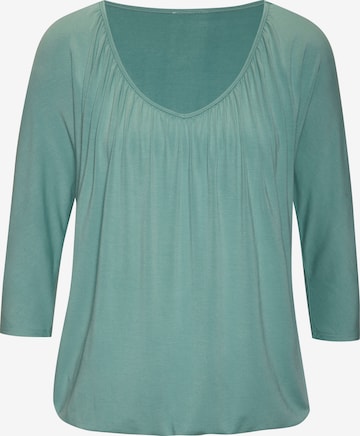 LASCANA Shirt in Green: front