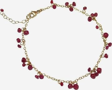 Gemshine Bracelet 'CONFETTI' in Red: front
