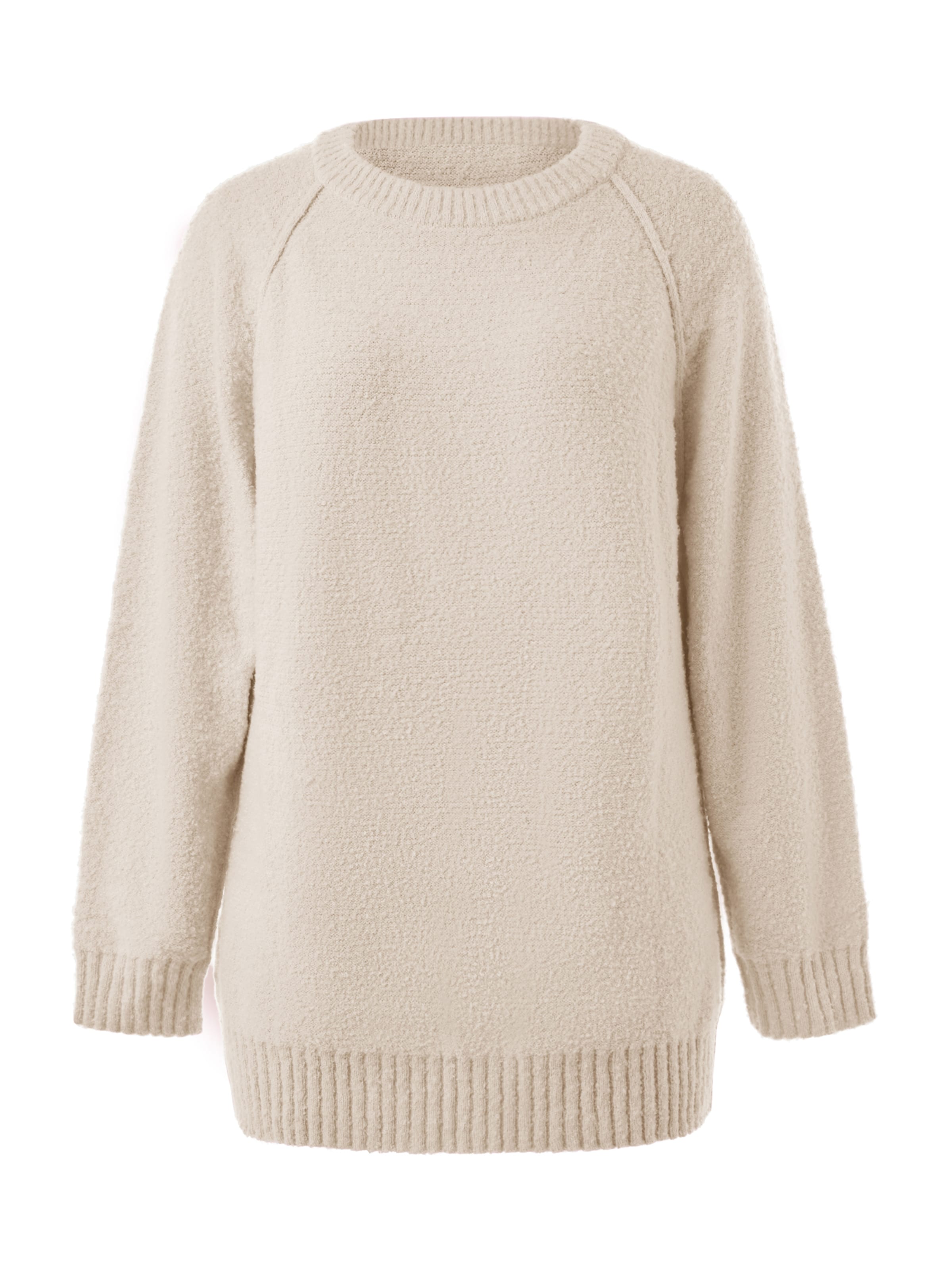 Pulover de la Imily Bela pe bej: față