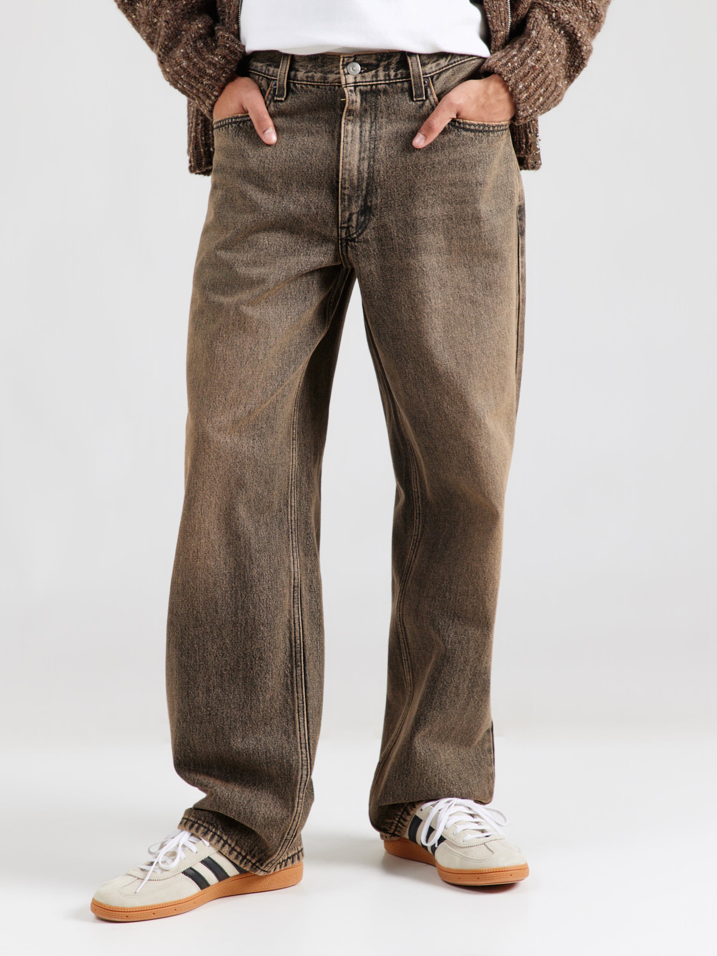 LEVI'S ® Baggy Jeans '578® BAGGY' in Brown | ABOUT YOU