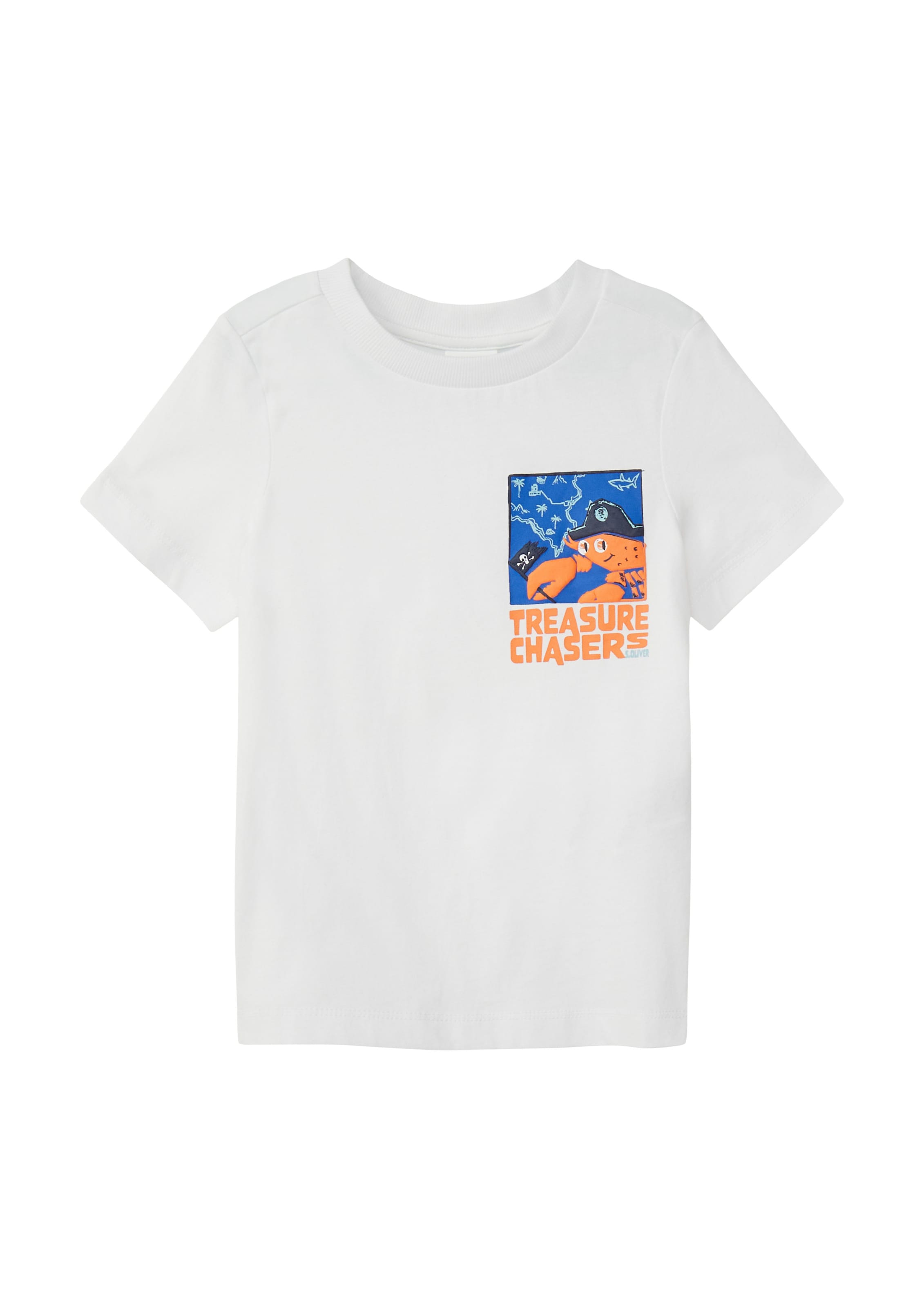 T-Shirt s.Oliver en blanc : devant