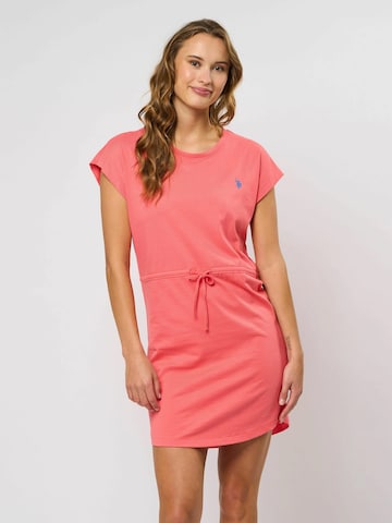 Robe 'Ida' U.S. POLO ASSN. en rouge : devant