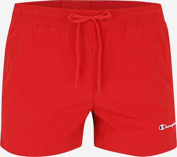 Champion Authentic Athletic Apparel Σορτσάκι-μαγιό σε κόκκινο: μπροστά
