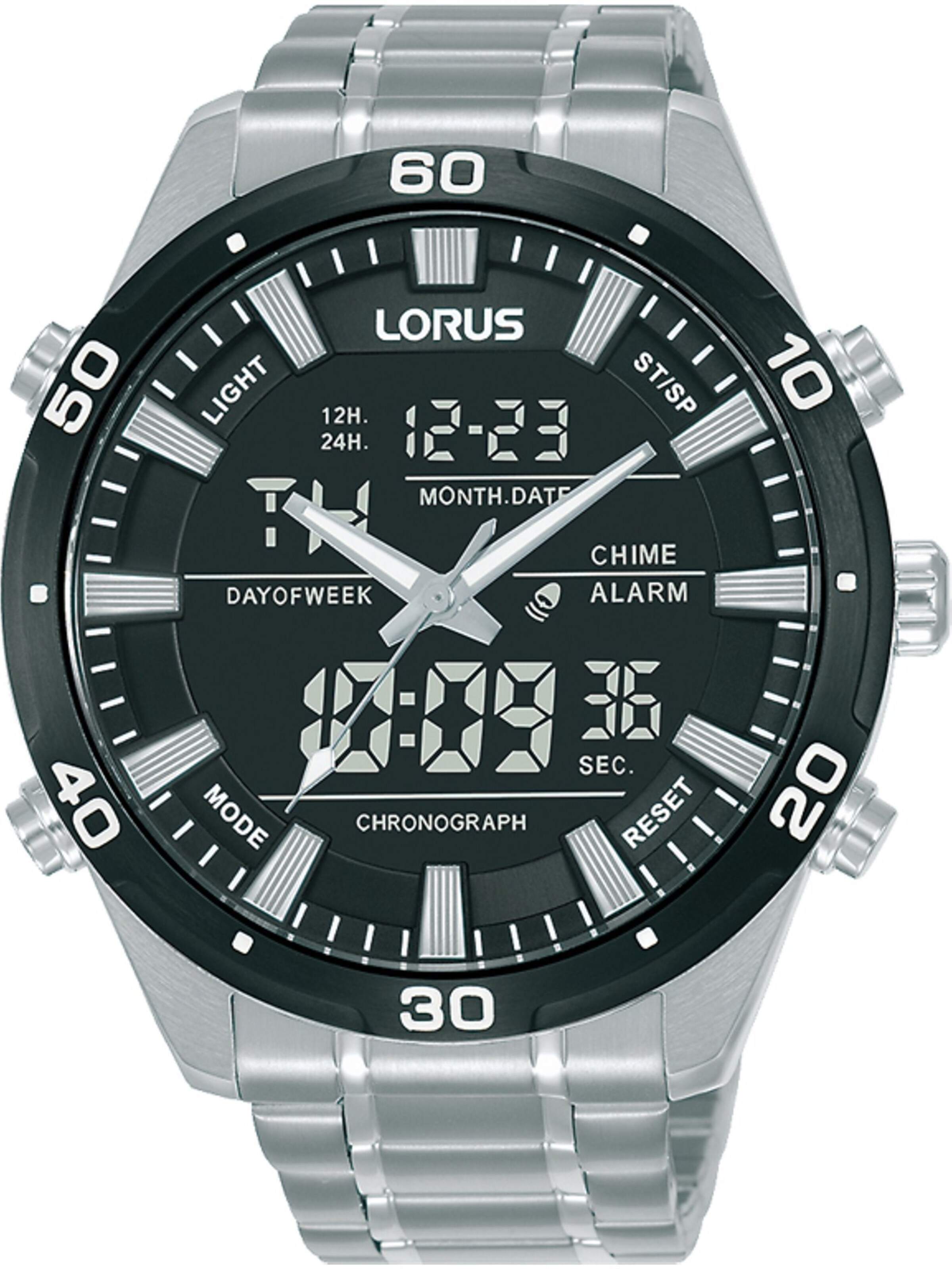 LORUS Analog Watch in Silver: front