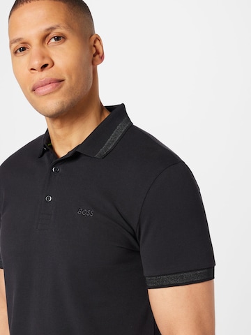 BOSS Green Poloshirt 'Paddy' in Schwarz