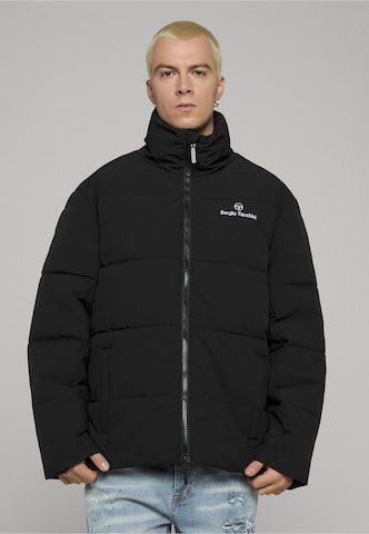 Sergio Tacchini Winterjas 'Nilo' in Zwart: voorkant