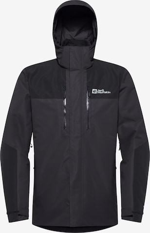 JACK WOLFSKINOutdoor jakna 'Jasper' - siva boja: prednji dio