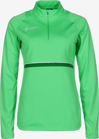 NIKE Performance Shirt 'Academy 21' in Green: front