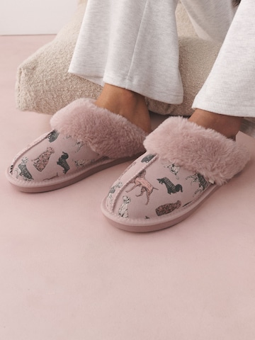 Pantoufle Next en rose