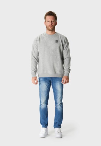 Oldskull Sweatshirt 'Wrldvibe Return to Wild Graphic' in Grau