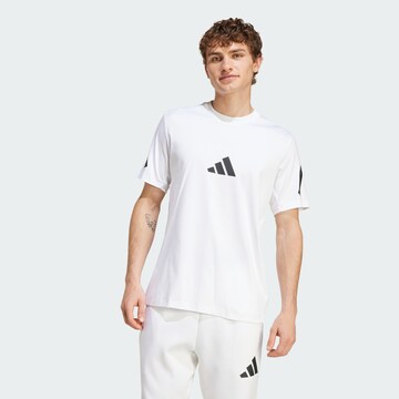 Maglia funzionale 'Z.N.E.' di ADIDAS SPORTSWEAR in bianco: frontale